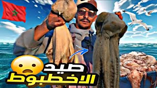 كفاح البحار: صيد سمك الأخطبوط 🐙🐙 في أجواء رائعة 🌞🌞وحصيلة ممتازة.