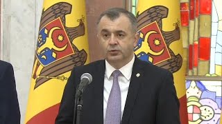 Moldova's Prime minister Ion Chicu announces surprise resignation | AFP