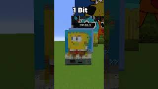 Minecraft Nostalgia 1 bit 2 bits 4 bits 8 bits 16 bits 32 bits 64 bits 128 Bits