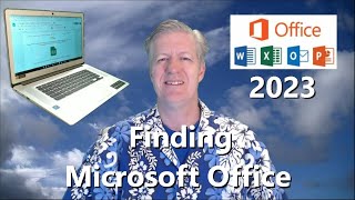 Finding Microsoft Office, Word, Sheets, Powerpoint on a Chromebook 2023