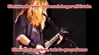 Megadeth - FFF (Fight for freedom) - En Vivo (Subtitulos Español Lyrics)