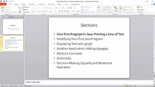 Chapter -2 Introduction to Java Applications; Input/Output and Operators