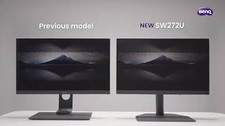 BenQ SW272U | SW272Q Anti-Glare Nano Matte Panel for Reflection-Free Retouching