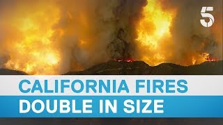 Firefighters from around the world tackle California's record-breaking wildfire - 5 News