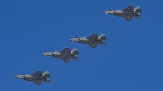 2020.2.12 三沢基地 F-35A 3機+4機 計7機でローカルフライト