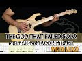 METALLICA | THE GOD THAT FAILED SOLO with GUITAR PRO 7 TABS and BACKING TRACK | ALVIN DE LEON (2020)