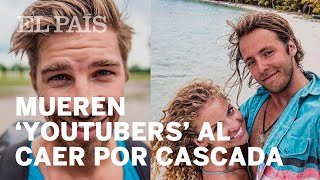 Mueren tres ‘youtubers’ en Canadá al precipitarse por una cascada