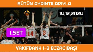 Vakıfbank 1-3 Eczacıbaşı Dynavit 14.12.2024