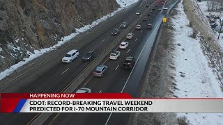 Expect delays on I-70 Saturday due to record-breaking traffic, wintry driving conditions