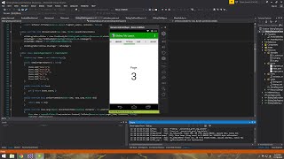 Xamarin Android Tutorial 11 Sliding Tab Layout
