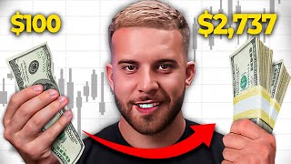 I Turned $100 Into $2,737 in a Week Forex Trading