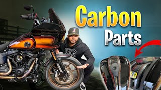 Harley Davidson Low Rider st Carbon Part Install