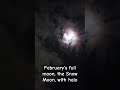 full moon on february 17 2025 known as the snow moon fullmoon moon nightsky