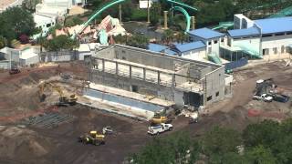 SeaWorld's Antarctica \u0026 Freshwater Oasis Talk w/ Brian Morrow, Construction From Sky Tower 4/27/12