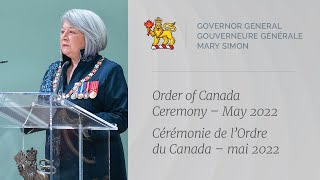 Order of Canada, May 2022 | Ordre du Canada, mai 2022