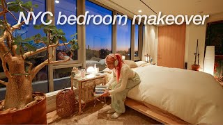 aesthetic NYC bedroom makeover *extreme* | PENTHOUSE GLOW UP ep. 4