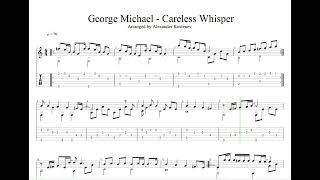 George Michael - Careless Whisper  (Guitar Tabs)