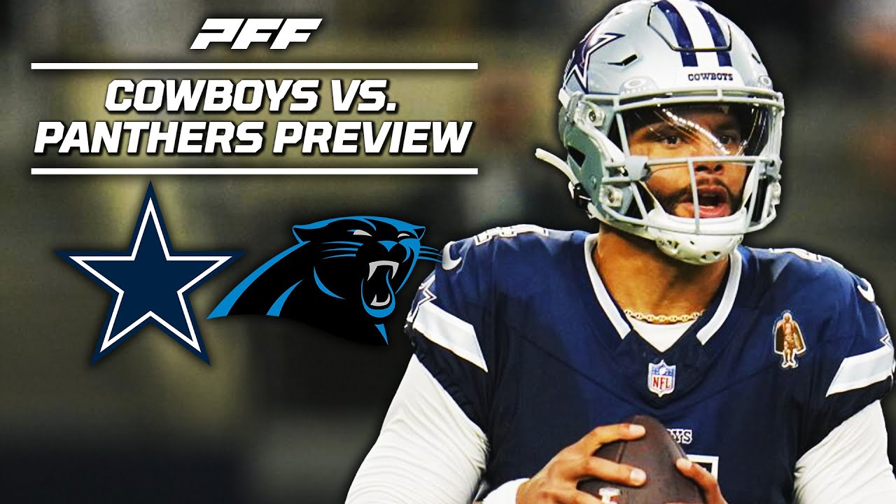 Cowboys Vs. Panthers Week 11 Game Preview | PFF - YouTube