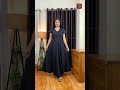 🖤black long dress meesho party wear long dress birthdaydress meeshofashion meeshofinds