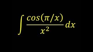 Integral of cos(pi/x)/x^2 - Integral example