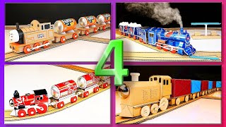 Coca Cola Tanker Train | Pepsi Steam Train | Fanta Tanker Train | Cardboard Cargo Train, Compilation