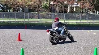 第７５９回　へなちょこライダー走行会　体験走行さん　８の字練習