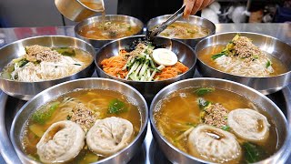 1000 bowls sold per day! Korean Traditional Market Noodles - BEST 4 / korean str