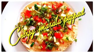 Masala pappad|crispy restaurant style masala pappad|മസാല പപ്പടം