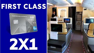 SAS Amex Fly 2 for 1 Voucher ✈ Fly First Class for HALF the price!