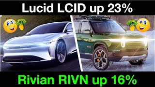 Lucid LCID up 23% Rivian RIVN up 16% Huge Growth Will It Continue? GGPI Polestar A Buy Opportunity 🔥