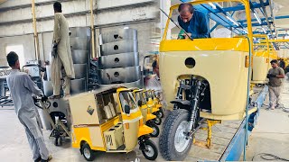 How Tuktuk Auto Rickshaw Manufactured in Big Factory | Auto Rickshaw Production Process