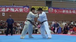 【新極真会】第33回全四国空手道選手権大会　決勝　SHINKYOKUSHINKAI KARATE