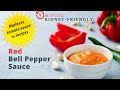 RED BELL PEPPER SAUCE: low sodium, potassium & great taste! CKD, plant based renal diet recipe.