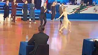 Campionato Italiano Assoluto a Riccione 2025 - finale Boogie Slow Maurizio e Lucia