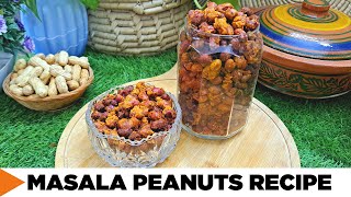 Masala Peanuts Recipe |  Peanut Snack Recipe Tasty Namkeen | Besan Coated Fried Peanuts |