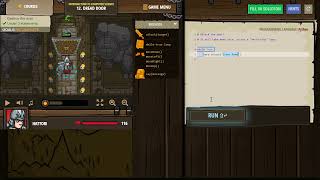 CodeCombat level 12 answer