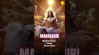 Day 8: Mahagauri's pure grace fills our hearts with serenity and beauty. 🌸💫 #Navratri #Mahagauri