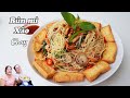 Bí quyết làm BÚN MÌ XÀO CHAY thơm ngon sợi bún dai không dính chùm - Perfect Veg Rice Noodle Recipe