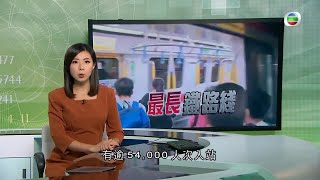 TVB無綫730 一小時新聞 -港鐵屯馬綫全綫通車 成為全港最長鐵路綫 截至下午5時土瓜灣站和宋皇臺站兩個新站有逾54000人次入站－香港新聞-TVB News-20210627