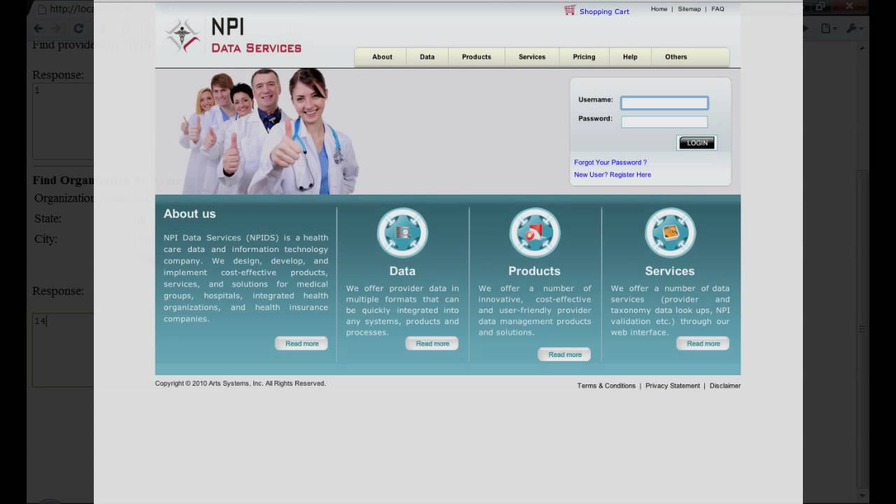 Net Tutorial To Use Nppes Healthcare Provider Npi Data Lookup Web