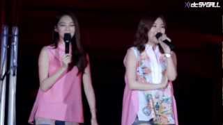 120629 여수 Expo Pop Festival - 다비치 (Davichi) 멘트4