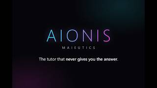 AIONIS Maieutics — The tutor that never gives you the answer