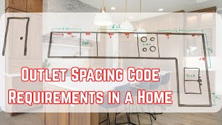 Outlet Spacing Code Requirements | Electrical Outlet Spacing Examples for All Rooms in the Home