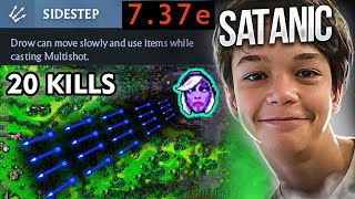 Satanic's  Drow Ranger absolutely STUNS Everyone in this 13.7K MMR GAME