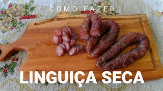 Como fazer linguiça seca (salaminho) caseiro