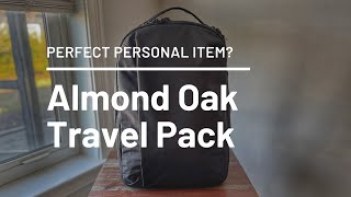 Ultimate Lightweight Personal Item for International Travel? Almond Oak Expandable Travel Backpack