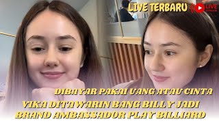 Live So Sweet !! Vika ditawarin Bang Billy Jadi BA Play Billiard dibayar Pakai Cinta