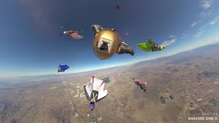 Insta360 ONE X - Wingsuit Formation