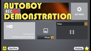 AUTOBOY DASH CAM APP DEMONSTRATION. A FREE DASHCAM APP