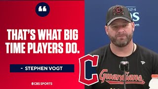 Stephen Vogt discusses Lane Thomas's clutch GRAND SLAM off Tarik Skubal | Press Conference